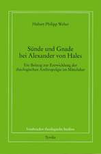 Sünde und Gnade bei Alexander von Hales