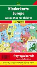 Europa Kinderkarte 1 : 3 700 000. Plano-Karte