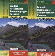 Landeck - Reschenpass - Samnaungruppe - Paznaun. 1 : 50.000