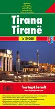 Tirana 1 : 10 000 Stadtplan