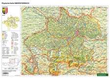 Desk pad DUO, school map of Upper Austria 1:400,000