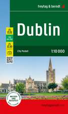 Dublin, Stadtplan 1:10.000, freytag & berndt