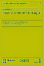 Kimmig, L: National wertvolles Kulturgut