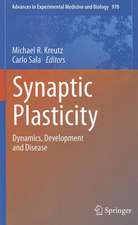 Synaptic Plasticity: Dynamics, Development and Disease