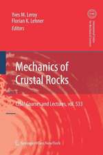 Mechanics of Crustal Rocks