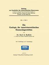 Die Geologie der Innerösterreichischen Eisenerzlagerstätten