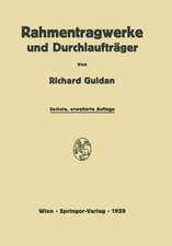 Rahmentragwerke und Durchlaufträger