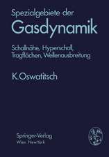 Spezialgebiete der Gasdynamik: Schallnähe, Hyperschall, Tragflächen, Wellenausbreitung