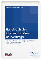 Handbuch des internationalen Bauvertrags