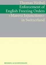 Enforcement of English Freezing Orders (