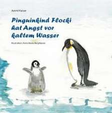 Pinguinkind Flocki hat Angst vor kaltem Wasser