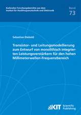 Transistor- und Leitungsmodellierung zum Entwurf von monolithisch integrierten Leistungsverstärkern für den hohen Millimeterwellen-Frequenzbereich