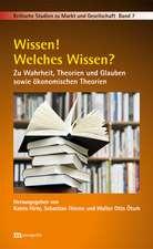 Wissen! Welches Wissen?