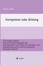 Kompetenz Oder Bildung: Korper