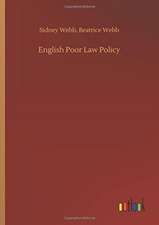 English Poor Law Policy