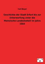 Geschichte Der Stadt Erfurt Bis Zur Unterwerfung Unter Die Mainzische Landeshoheit Im Jahre 1664: 3 Walzer Fr Gitarre