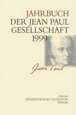 Jahrbuch der Jean-Paul-Gesellschaft: 34. Jahrgang