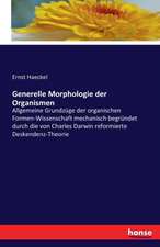 Generelle Morphologie der Organismen