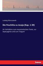 Die Peschitta zu Jesaja (Kap. 1-39)