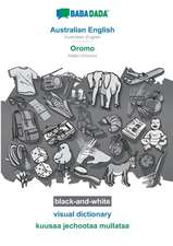 BABADADA black-and-white, Australian English - Oromo, visual dictionary - kuusaa jechootaa mullataa