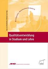 Qualitätsentwicklung in Studium und Lehre