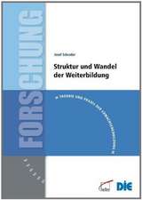 Struktur und Wandel der Weiterbildung