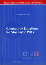 Kolmogorov Equations for Stochastic PDEs