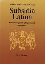 Subsidia Latina. Mittelstufe