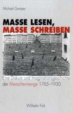 Masse lesen, Masse schreiben