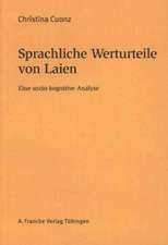 Sprachliche Werturteile von Laien