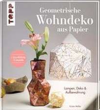 Geometrische Wohndeko aus Papier