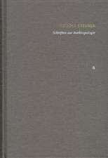 Rudolf Steiner: Schriften. Kritische Ausgabe / Band 6: Schriften zur Anthropologie