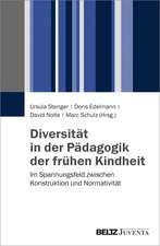 Diversität in der Pädagogik der frühen Kindheit