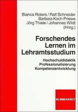 Forschendes Lernen im Lehramtsstudium