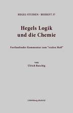 Hegels Logik und die Chemie