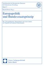 Europapolitik und Bundesstaatsprinzip