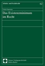 Das Existenzminimum im Recht