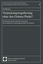 Verpackungsregulierung ohne den Grünen Punkt?