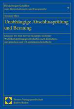 Unabhängige Abschlussprüfung und Beratung