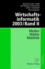 Wirtschaftsinformatik 2003/Band II