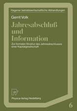 Jahresabschluß und Information