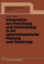 Integration von Forschung und Entwicklung in die unternehmerische Planung und Steuerung