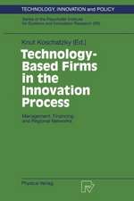 Technology-Based Firms in the Innovation Process: Management, Financing and Regional Networks