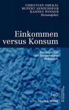 Einkommen versus Konsum