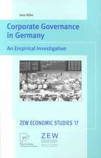 Corporate Governance in Germany: An Empirical Investigation