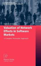 Valuation of Network Effects in Software Markets: A Complex Networks Approach