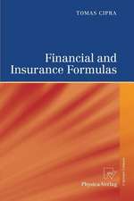 Financial and Insurance Formulas