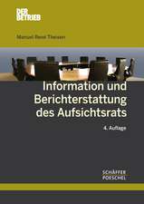 Information und Berichterstattung des Aufsichtsrats