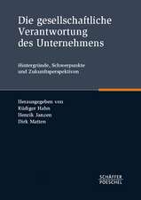 Die gesellschaftliche Verantwortung des Unternehmens