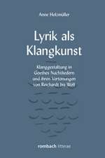 Lyrik als Klangkunst